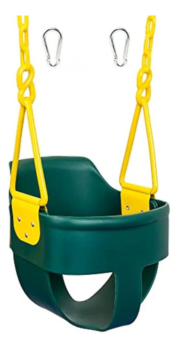 Asiento De Columpio Para Niños Pequeños Con Respaldo Alto De