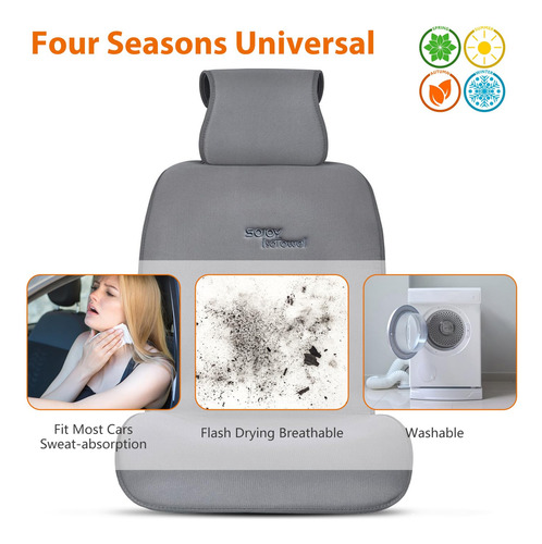 Funda De Asiento De Coche Toalla Microfibra Secado Rápido