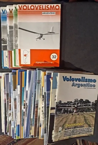 Volovelismo Argentino Lote De 43 Revistas Aviación Planeador (Usado)