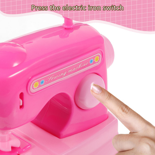 Máquina De Coser Eléctrica Con Juguetes De Bricolaje Con Son