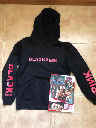 Sweter Con Capucha Blackpink Talla S Con Poster