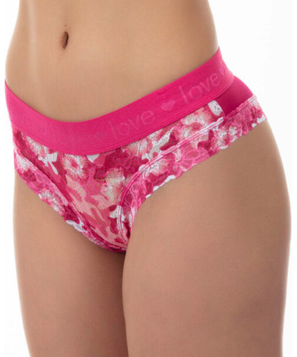 Pantaleta Mujer Encaje Lady Genny Rosa C-90