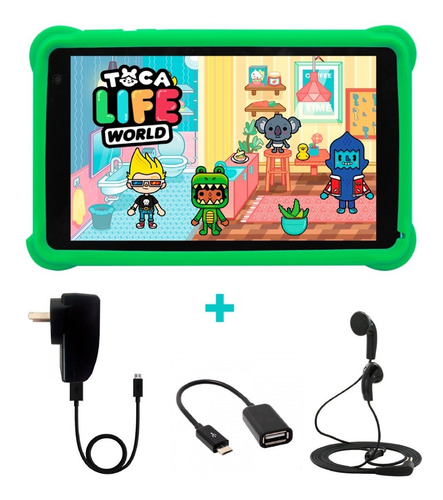 Tablet Tabi EUTB-758 Kids 7" 32GB color verde 2GB de memoria RAM