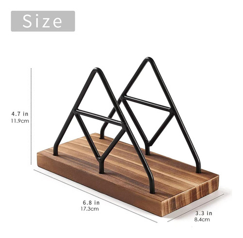 Servilletero Para Mesa Servilletero De Madera Dispensador De
