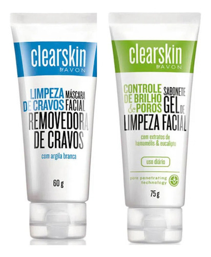 Kit Gel De Limpeza + Removedora De Cravos - Avon