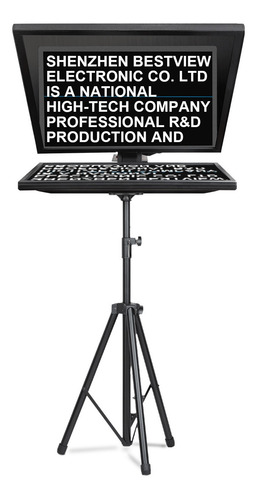 Teleprompter Broadcast Desview 21.5' Espelho Óptico Hd
