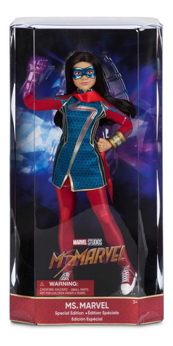 Ms Marvel Kamala Muñeca Disney Store Edición Especial