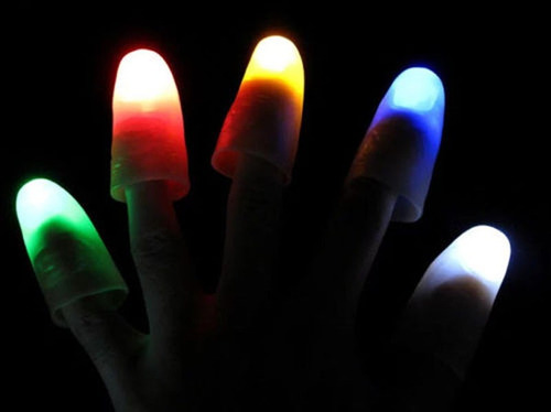 Trucos De Magia, Thumb Tip  Luces En Varios Colores