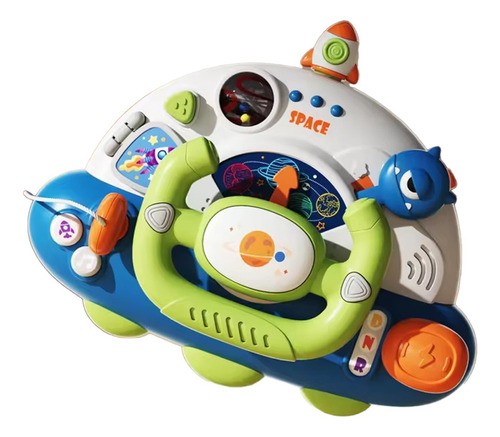 Volante Interactivo Y Kids Toys Para Con Luces Y Sonido