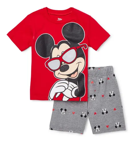 Conjunto X2 Piezas Talla 24m Para Beb Ni o De Mickey Env o gratis