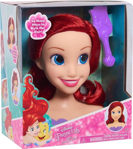 Mini Muñeca Princesa Ariel Para Peinar