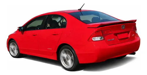 Aerofólio Spoiler Honda Civic G8 2007 Modelo Si Com Led