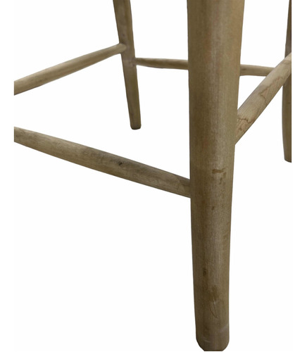Banqueta Cross Madera Linea Vintage Importada 65cm Outlet