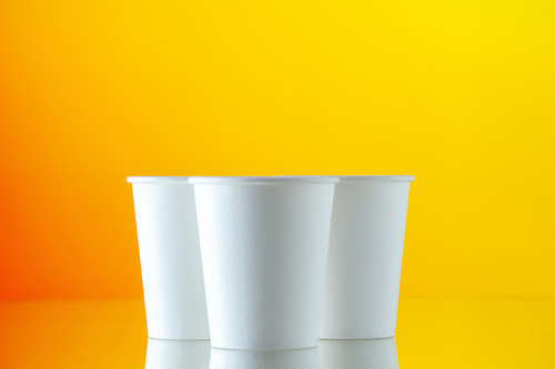 50 Vasos Desechables 4oz Para Café, Nieve, Fruta, Postre Color Blanco