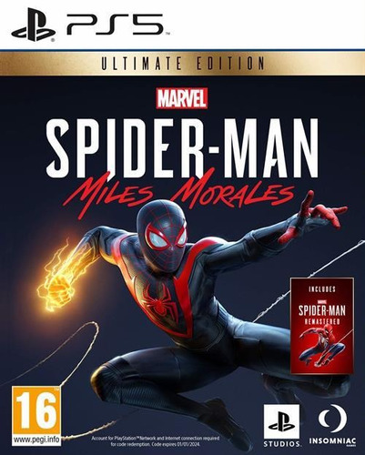 Juego De Ps5 Spiderman Morales Goldnuevo Sellado 