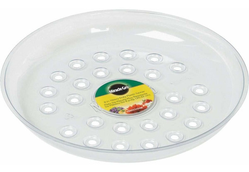 Miracle-gro Smgcvsh08 Plato Plastico Resistente 8 