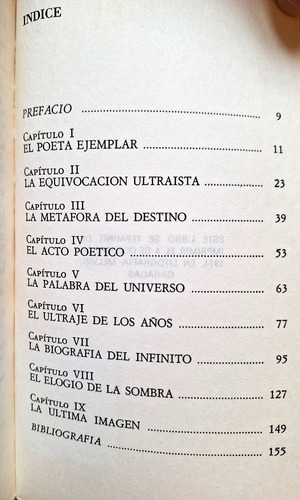 Borges, El Poeta. Ensayo - Guillermo Sucre. Monte Avila 1967 (Usado)