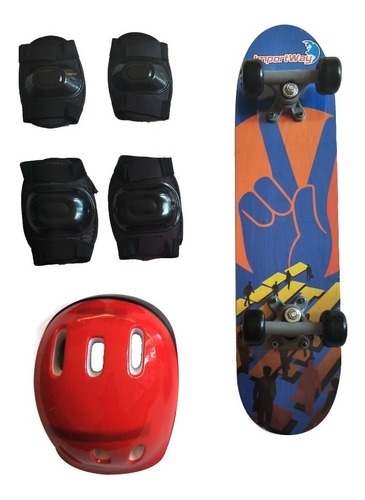 Kit Skate Original Infantil Shape Kit Proteção Rodas Inmetro