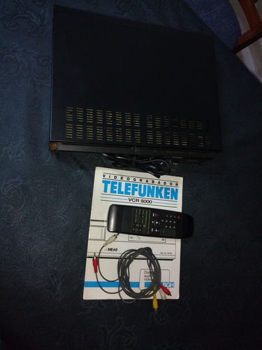 Videograbador Telefunken, C/c/ Remoto,cable Adap Y Manual (Usado)