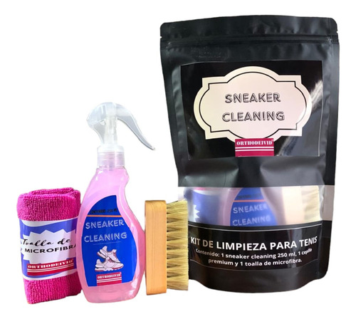 Kit Limpieza Tenis Pack Limpiador Sneakers Shampoo Para Teni