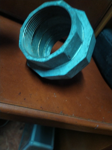 Unión Universal Galvanizada De 3 Pulgadas Y Niple Galvanizad