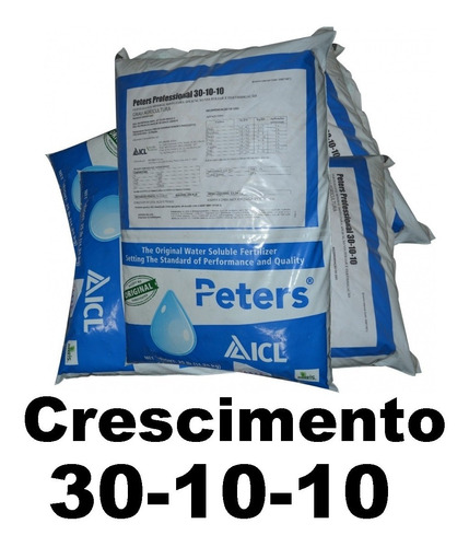 11,34kg Adubo Fertilizante Peters 20-20-20 9-45-15 30-10-10