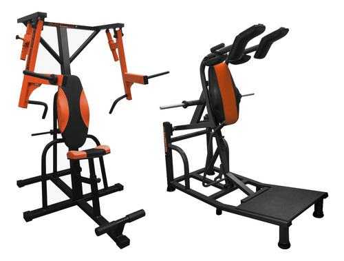Supino Vertical Articulado + Agachamento Squat - Academia.
