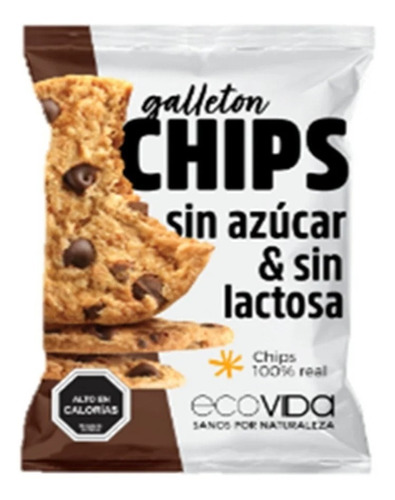 Ecovida Galletón Chocolate Chips 30 G