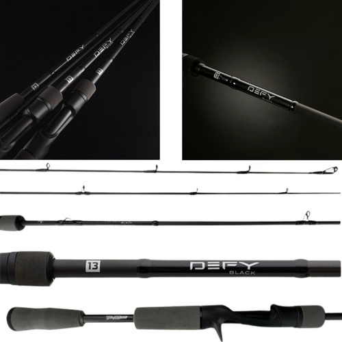 Vara 13 Fishing Defy Black 581 (1,73m) 12-20lb P/ Carretilha