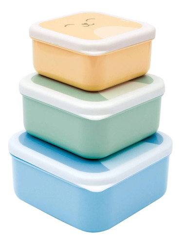 Potinhos Para Lanche Infantil Kit Com 6 Unidades Potes Buba