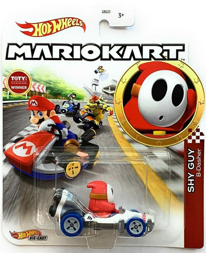 Hot Wheels - Mario Kart Personajes 1:64 Originales Mariokart
