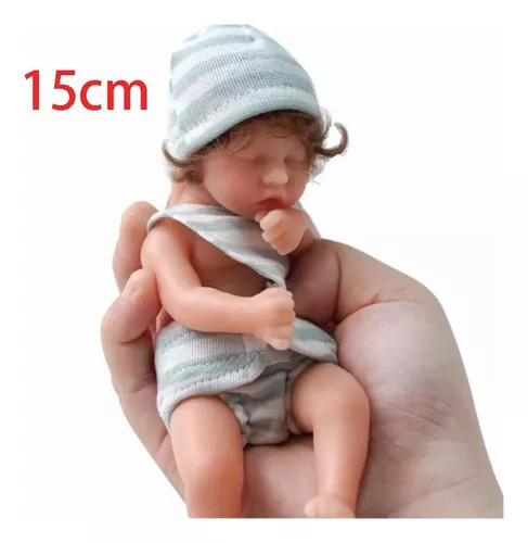 Bebê Reborn Toda Silicone Sólido Menina 30 Cm Pronto Envio