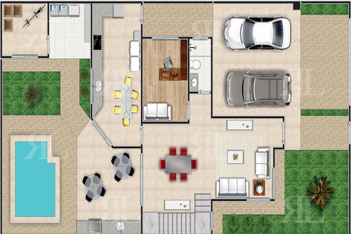 Imagem 8 de 9 de Pj Sobrado Alto Padrão 4q 255m² - Terreno: 11x22