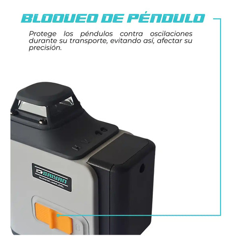Nivel Láser 16 Líneas 4d Sensor Proximidad + Trípode Saiyan