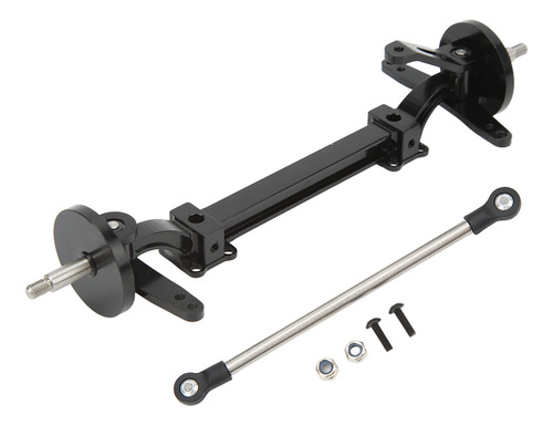 Juego De Ejes Delanteros De Metal Negro Y Negro Para Tamiya