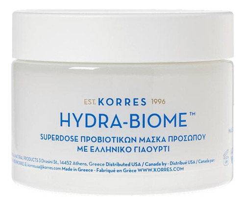 Korres Greek Yoghurt Probiótico Máscara Facial 100ml