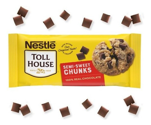 Nestle Toll House Chispas Chocolate Chunky 326grs.