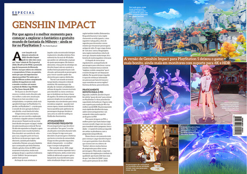 Genshin Impact - Arte E - Superpôster Game Master, de Editora Europa. Editorial Editora Europa, capa mole em português, 2022