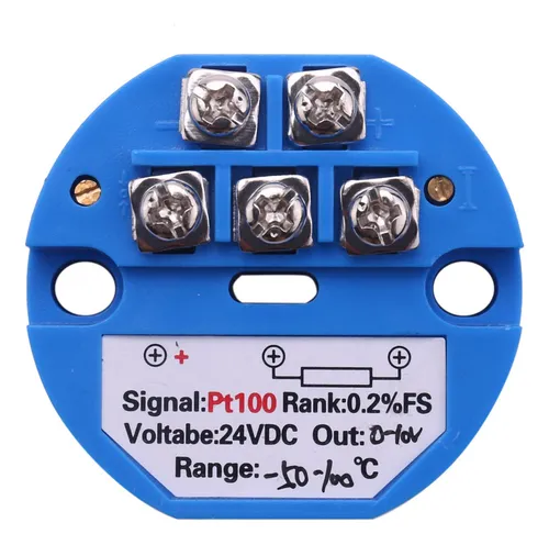 Transmisor De Temperatura 3x Rtd Pt100 Dc24v Menos 50 - 100