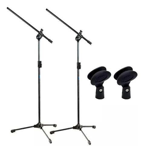 Kit 02 Pedestal Para Microfone Ask+ 02 Cachimbos