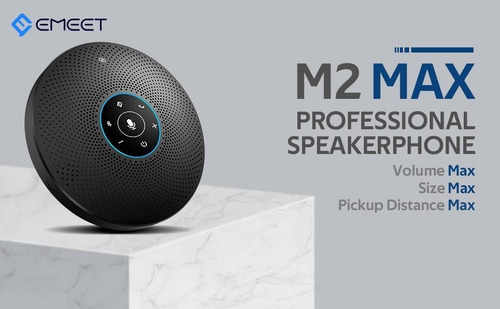Microfono Emeet M2 Max Conferencias Recargable Con Boton 