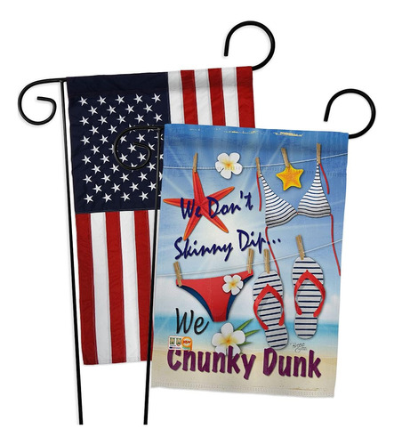Breeze Decor Chunky Dunk - Bandera De Jardín Para Playa Cost