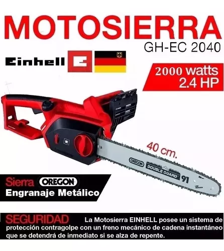 GH-EC 2040  Motosierra eléctrica