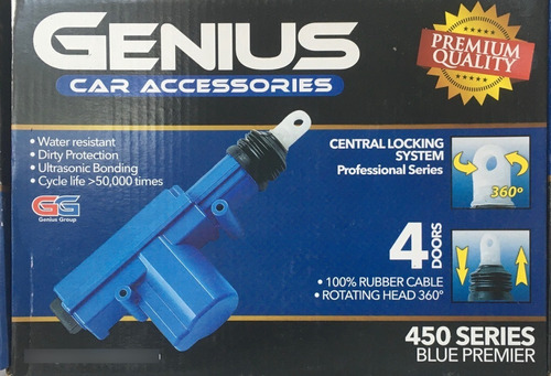  Solenoides Genius Con Cierre Centralizado.