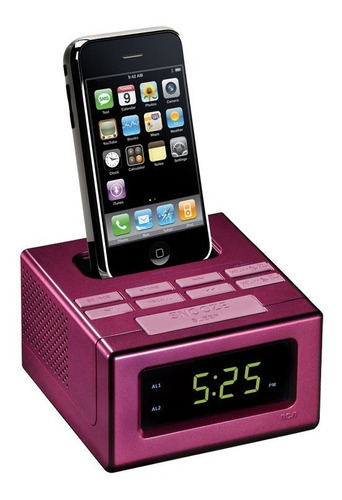 Radio Reloj Con Acoplamiento De iPhone Rc130ipk Rca