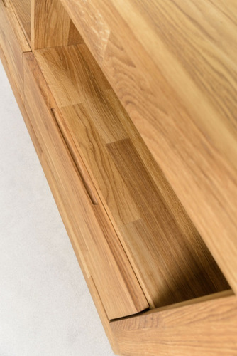 Imagen 4 de 4 de Mueble Tv 100% Madera Maciza De Roble Ref: Maciza07