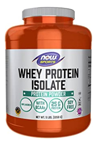 Now Sports Nutrition, Whey Protein Isolate, 25 G With Bcaa, 