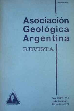 Asociación Geológica Argentina. Revista Tomo Xxxiv - N° 3