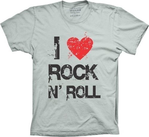 Camiseta Plus Size Rock - I Love Rock N Roll