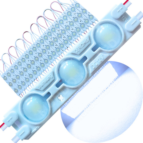 1500pçs Módulo Led Letreiro 7025 1,7w 3-leds Com Lente 160º